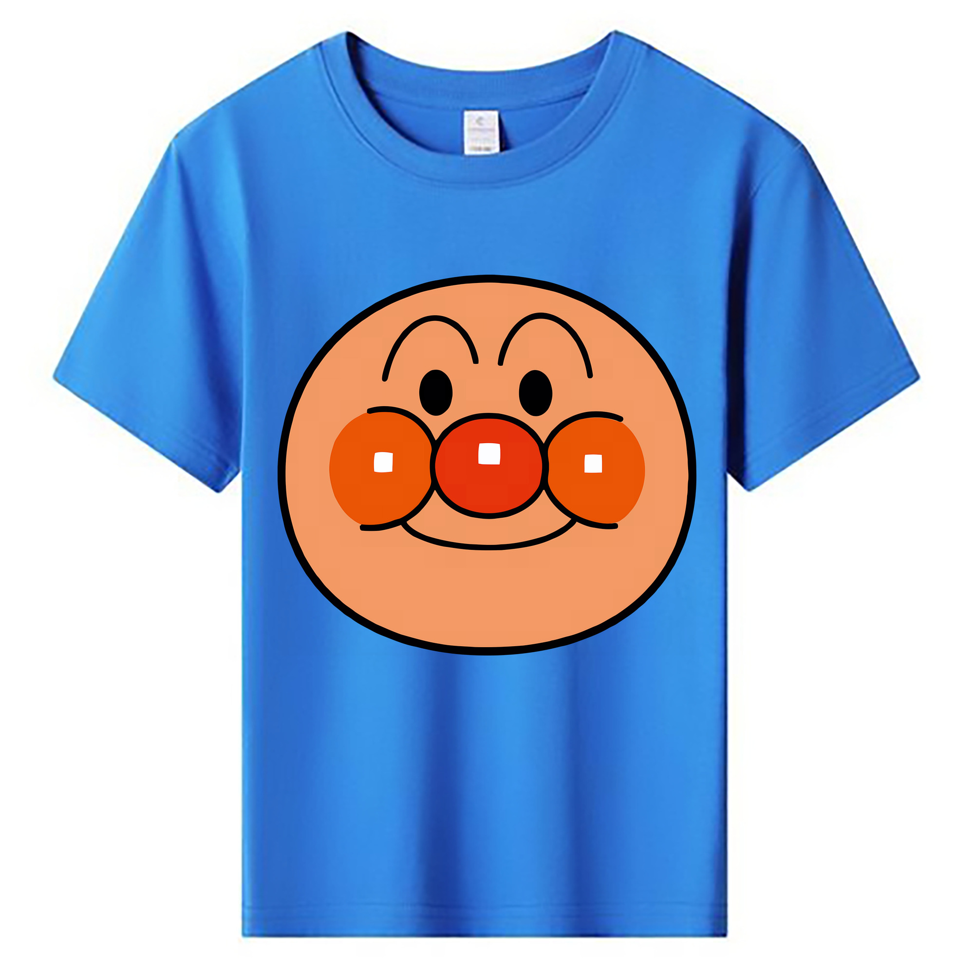 （画像用） アンパンマン Anpanman 綿100％キッズTシャツ（フロントプリント）